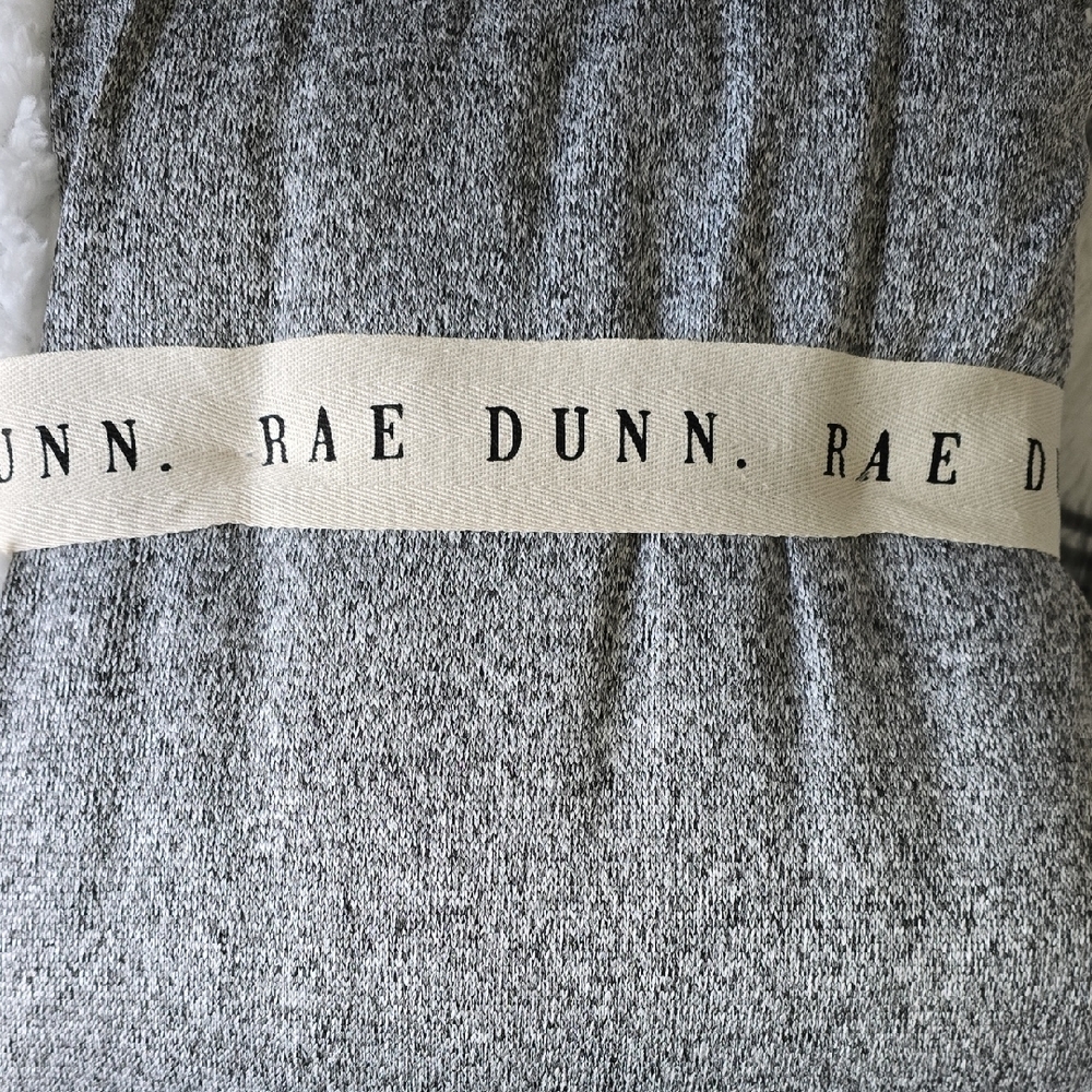 Rae Dunn Charcoal Relax Blanket - Picture 6 of 6